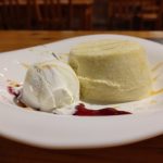 Tarta de Queso "PEREZOSA" & Helado guindas